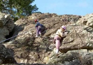  Escalando el acantilado de Bussy